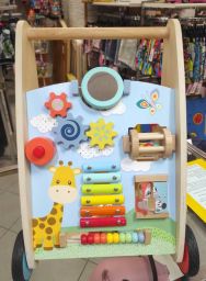 CARRELLINO PRIMIPASSI LEGNO WOOD'N PLAY