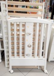 LETTINO C/CASSETTO LACCATO BIANCO PEKOS FOPPAPEDRETTI