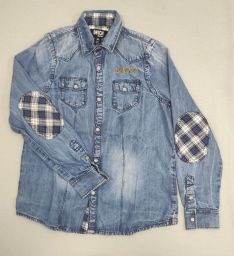 CAMICIA JEANS M/L DATCH
