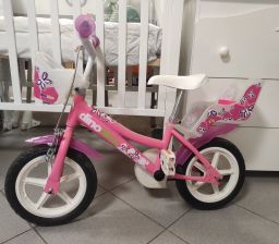 BICICLETTA C/RUOTINE DINO BIKE 12"