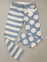 JEANS RIGHE/POIS STELLA MC CARTNEY KIDS NUOVI