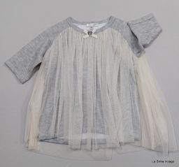 MAGLIA M/L TULLE TWIN SET