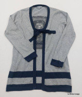 CARDIGAN COTONE/ANGORA ARTIGLI
