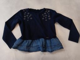 FELPA LIU JO CON INSERTI IN JEANS