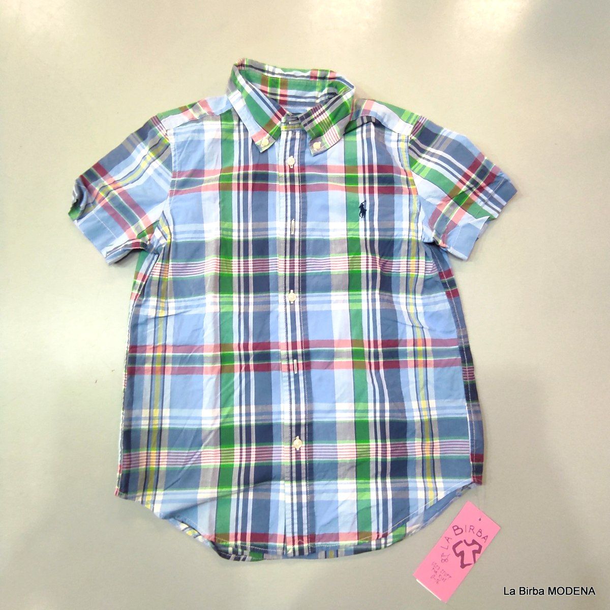 CAMICIA M/C RALPH LAUREN