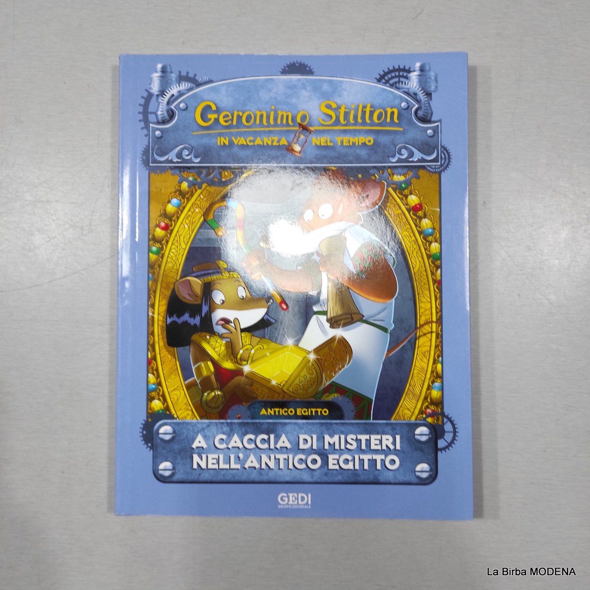 LIBRO GERONIMO STILTON A CACCIA DI MISTERI NELL ANTICO EGITTO