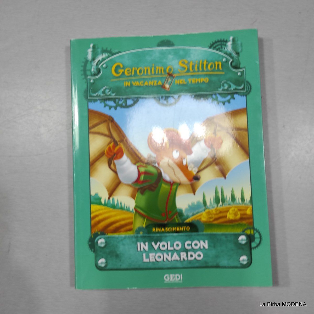 LIBRO GERONIMO STILTON IN VOLO CON LEONARDO