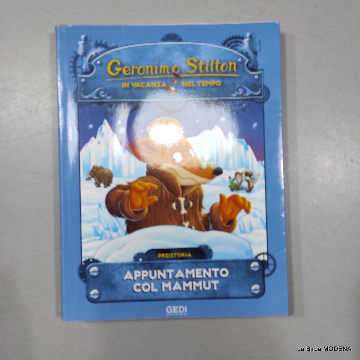 LIBRO GERONIMO STILTON APPUNTAMENTO COL MAMMUT
