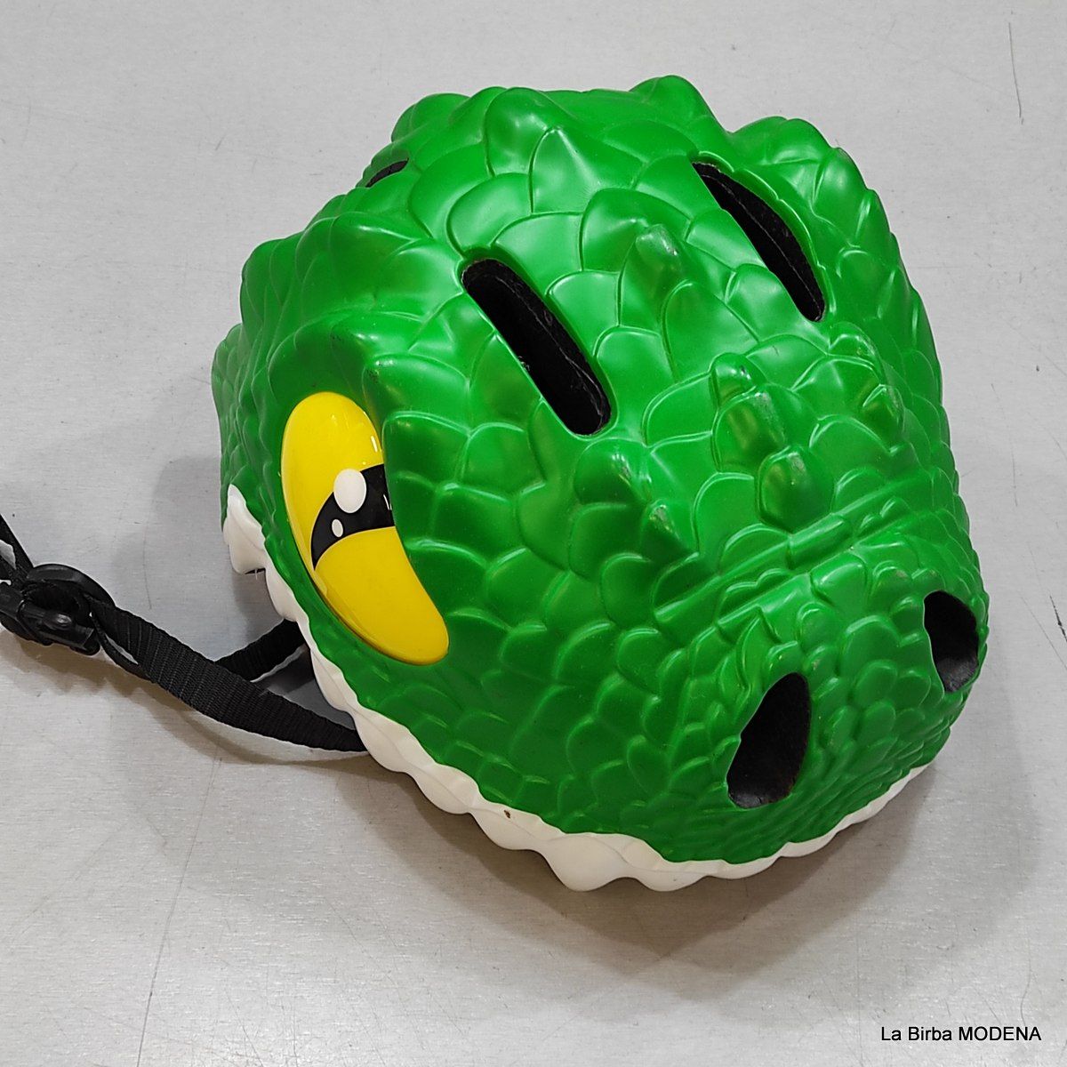 CASCO BICICLETTA  CM 49 55 CM COCCODRILLO  CRAZY SAFETY