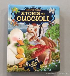 LIBRO CART PUZZLE STORIE DI CUCCIOLI