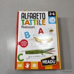 ALFABETO TATTILE MONTESSORI HEADU