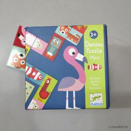 DOMINO PUZZLE ANIMAL 28 PZ DJECO