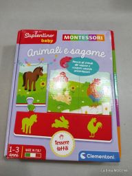 ANIMALI E SAGOME MONTESSORI CLEMENTONI