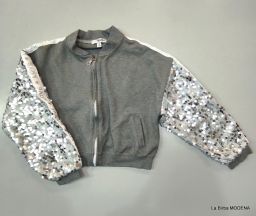 FELPA CROP ZIP YOURS