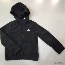 GIACCA PILE ZIP E CAPP ADIDAS