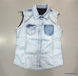 CAMICIA S/M JEANS PEPE