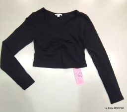 MAGLIA CROP M/L SUBDUED