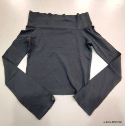 MAGLIA CROP M/L SUBDUED