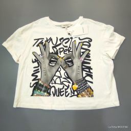 MAGLIA M/C CROP TWIN SET NUOVA