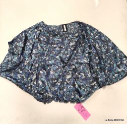 BLUSA MISTO SETA CHIARA NERI