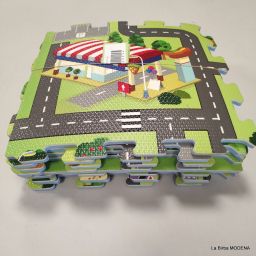 TAPPETO MORBIDO INCASTRO 9 PZ CITTA