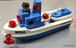 BARCA POLIZIA + BARCHETTA SALVATAGGIO CAPITAN TUUT