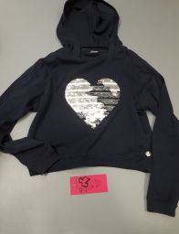FELPINA PETIT BATEAU C/CAPPUCCIO