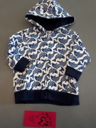 FELPINA ZIP PETIT BATEAU