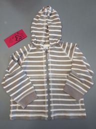 FELPINA ZIP PETIT BATEAU
