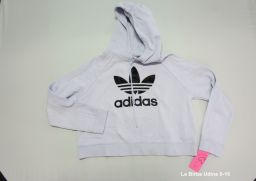 FELPA C/CAPP CROPPED ADIDAS GARZATA