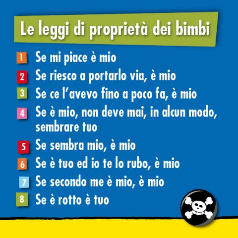 Le leggi di proprietà dei bambini